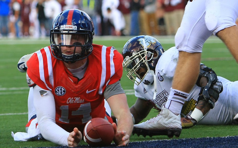 Bo Wallace, despite a bum ankle, struggled for every inch in a courageous Egg Bowl performance.