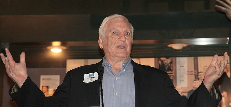 Charlie Flowers, speaking at MSHOF's Toast to the 1959 Ole Miss Rebels in the fall of 2013.