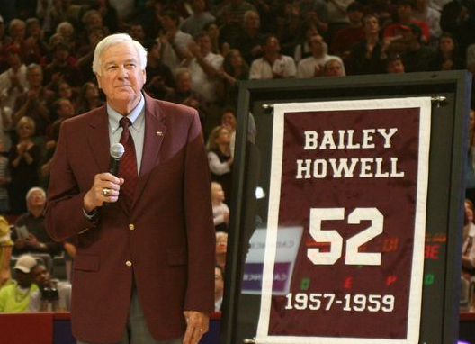 Bailey Howell, from when his MSU jersey was retired.