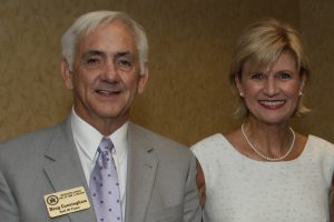 Doug Cunningham and wife, Allen, at his induction.